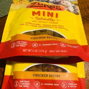 New and sealed Double Pack of Zuke’s Mini Bites!